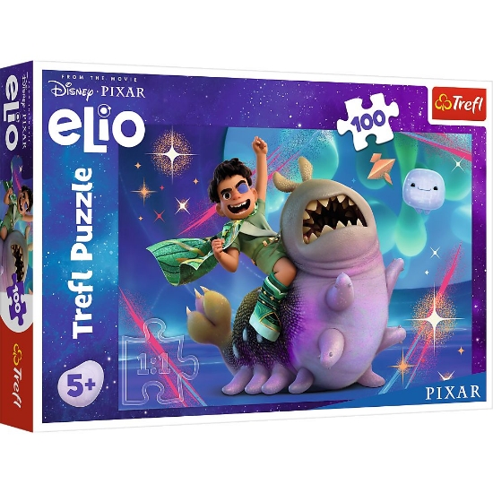 Imagine Puzzle Trefl 100 Disney Pixar Elio și aventura spațială