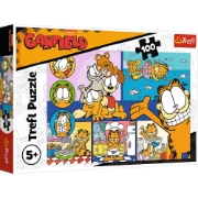 Imagine Puzzle Trefl 100 Leneșul Garfield