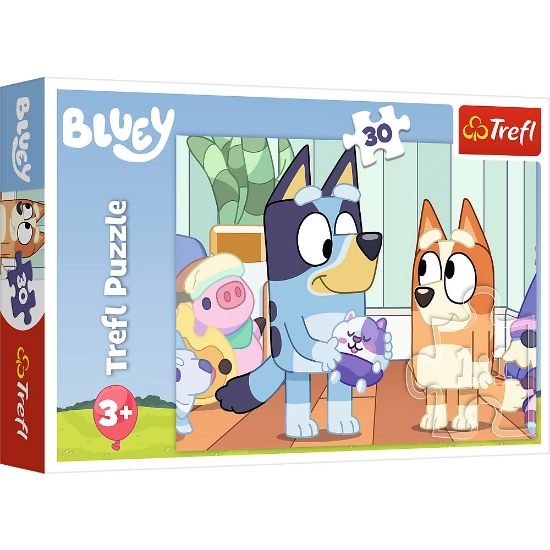 Imagine Puzzle Trefl 30 Distracție cu Bluey