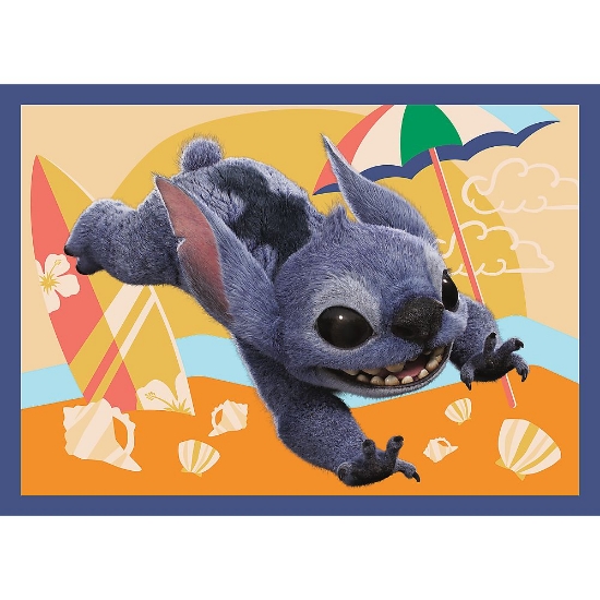 Imagine Puzzle 4in1 Disney Lilo și Stitch vacanța în Hawaii