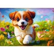 Imagine  Puzzle Trefl 500 Cățelul fericit