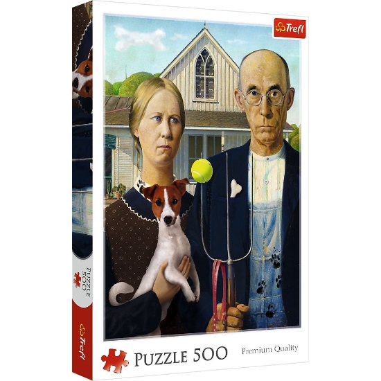 Imagine  Puzzle Trefl 500 American Gothic