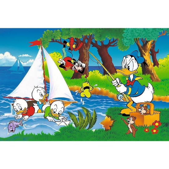 Imagine Puzzle Trefl 160 Donald Duck Aventura pe lac