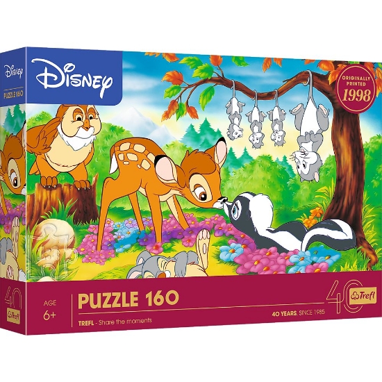 Imagine  Puzzle Trefl 160 Bambi și prietenii pădurii