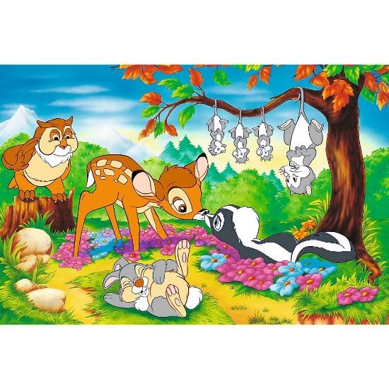 Imagine  Puzzle Trefl 160 Bambi și prietenii pădurii