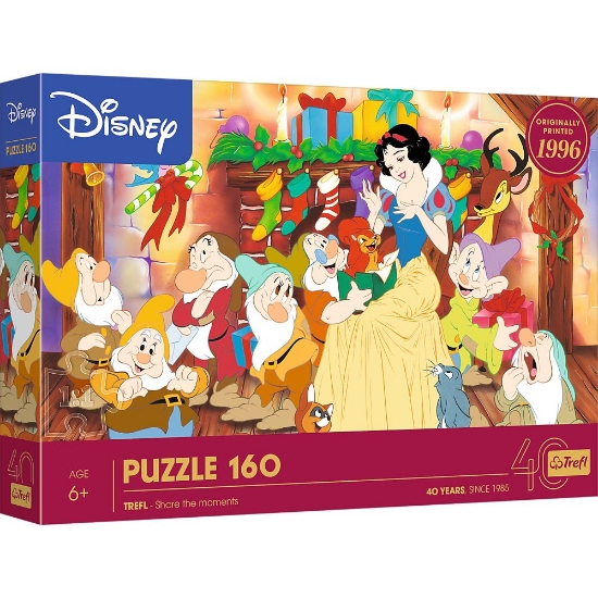 Imagine Puzzle Trefl 160 Disney Alba ca Zăpada și cei 7 pitici