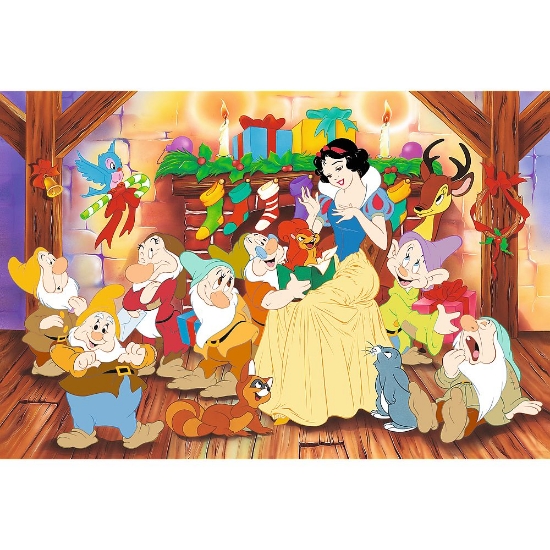 Imagine Puzzle Trefl 160 Disney Alba ca Zăpada și cei 7 pitici