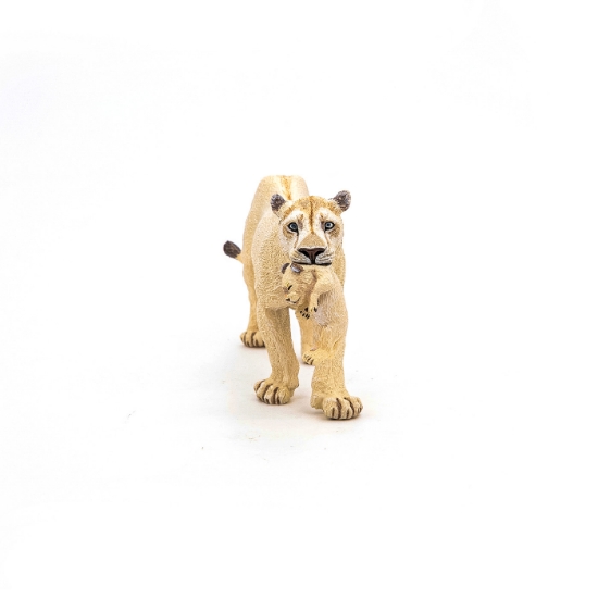 Imagine PAPO FIGURINA LEOAICA ALBA CU PUI