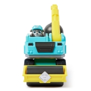 Imagine Patrula Căţeluşilor Rubble and Crew Motor şi tractorul cu bila de demolare