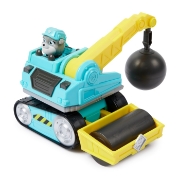 Imagine Patrula Căţeluşilor Rubble and Crew Motor şi tractorul cu bila de demolare