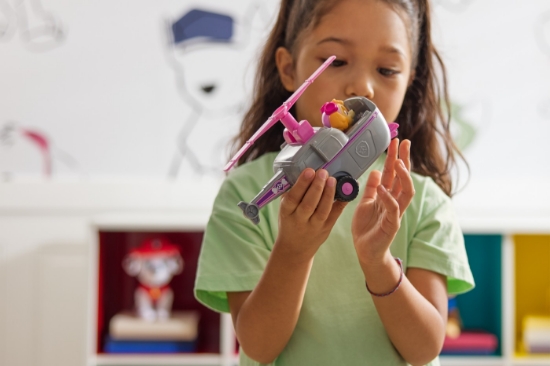 Imagine Patrula Cățelușilor set vehicul de bază elicopter și figurină Skye