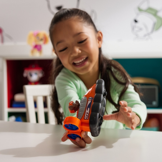 Imagine Patrula Cățelușilor set vehicul de bază hovercraft și figurină Zuma