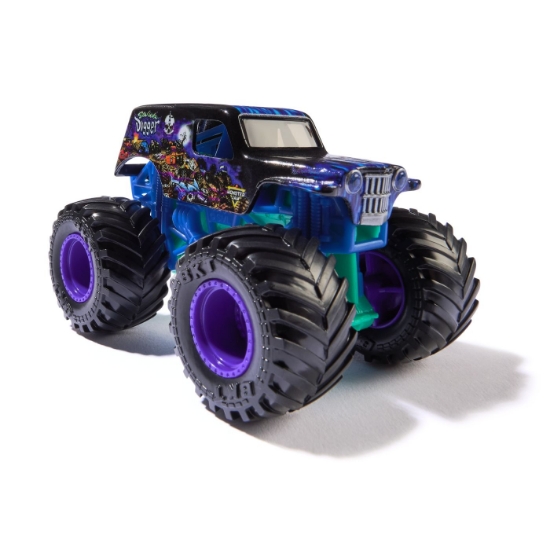 Imagine Monster Jam mașinuță metalică Son-Uva Digger scara 1 la 64