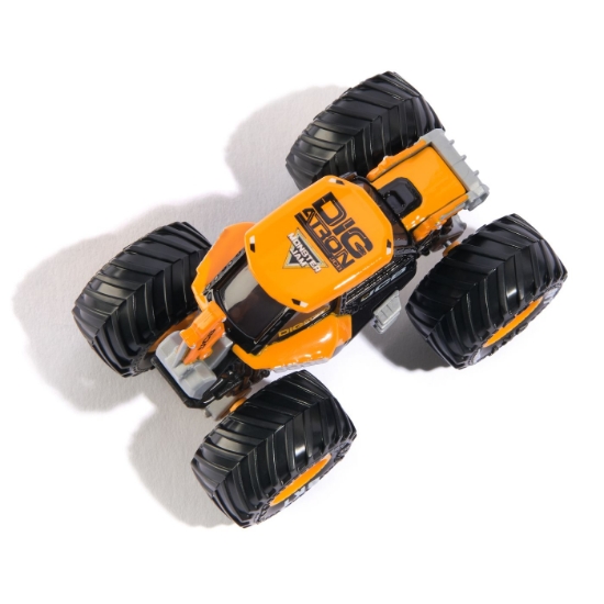Imagine Monster Jam mașinuța metalică Digatron scara 1 la 64