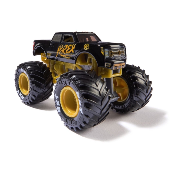 Imagine Monster Jam mașinuța metalică Kane Brown K-Rex scara 1 la 64