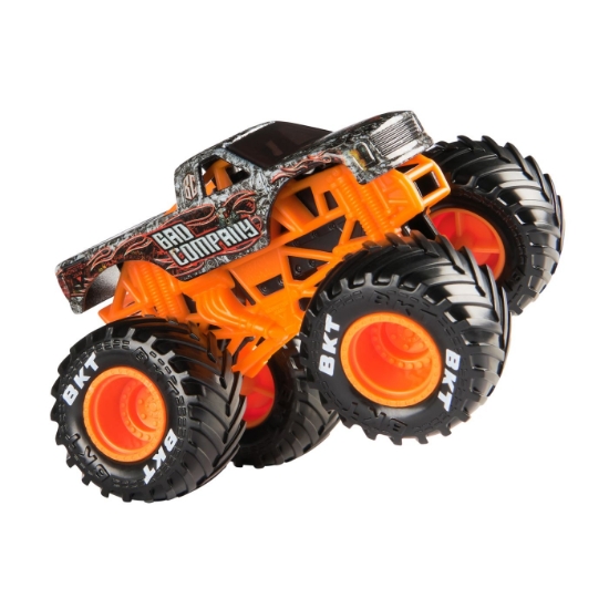 Imagine Monster Jam mașinuța metalică Bad Company scara 1 la 64