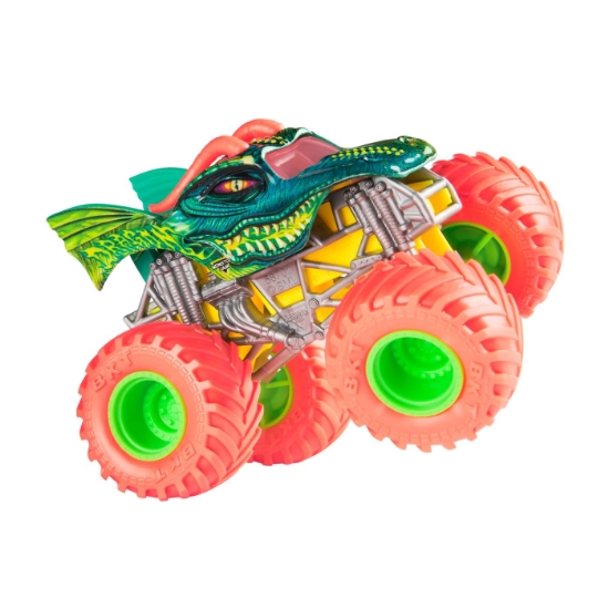 Imagine Monster Jam mașinuța metalică Dragon scara 1 la 64