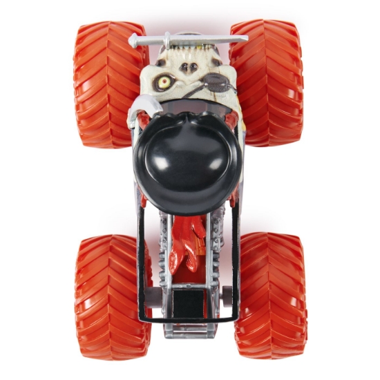 Imagine Monster Jam set 2 mașinuțe metalice El Toro Loco și Pirates Curse scara 1:64