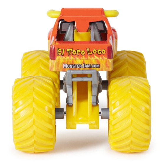 Imagine Monster Jam set 2 mașinuțe metalice El Toro Loco și Pirates Curse scara 1:64