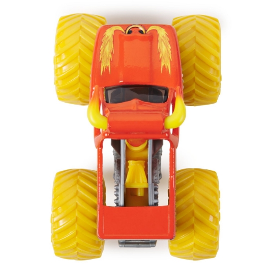 Imagine Monster Jam set 2 mașinuțe metalice El Toro Loco și Pirates Curse scara 1:64