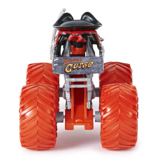 Imagine Monster Jam set 2 mașinuțe metalice El Toro Loco și Pirates Curse scara 1:64