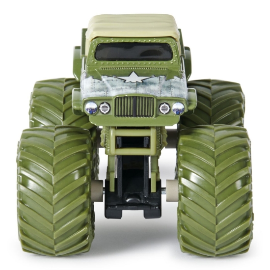 Imagine Monster Jam set 2 mașinuțe metalice Shaker și Soldier Fortune scara 1:64