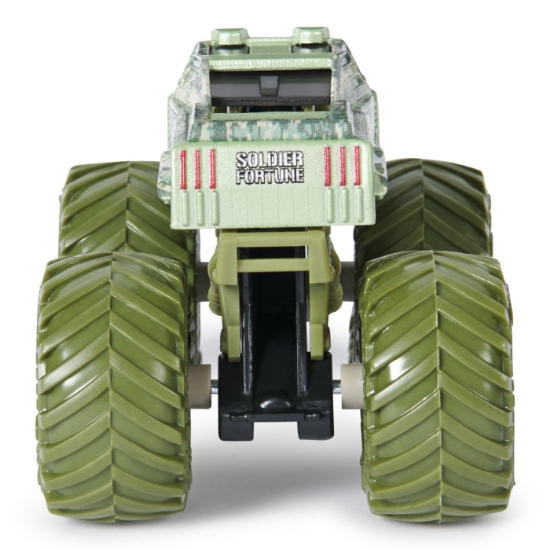 Imagine Monster Jam set 2 mașinuțe metalice Shaker și Soldier Fortune scara 1:64