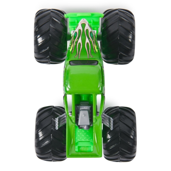 Imagine Monster Jam set 2 mașinuțe metalice Bog Hog și King Sling scara 1:64