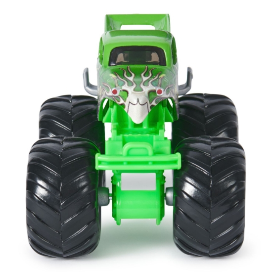 Imagine Monster Jam set 2 mașinuțe metalice Bog Hog și King Sling scara 1:64