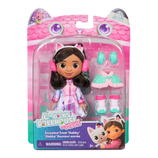 Imagine GABBYS DOLLHOUSE FILMUL PAPUSA TINUTA DE IARNA CU ACCESORII