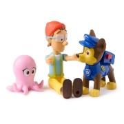 Imagine PATRULA CATELUSILOR SET 3 FIGURINE CHASE SI CAPITANUL TURBOT