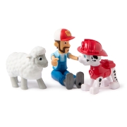 Imagine PATRULA CATELUSILOR SET 3 FIGURINE MARSHALL SI FERMIERUL AL