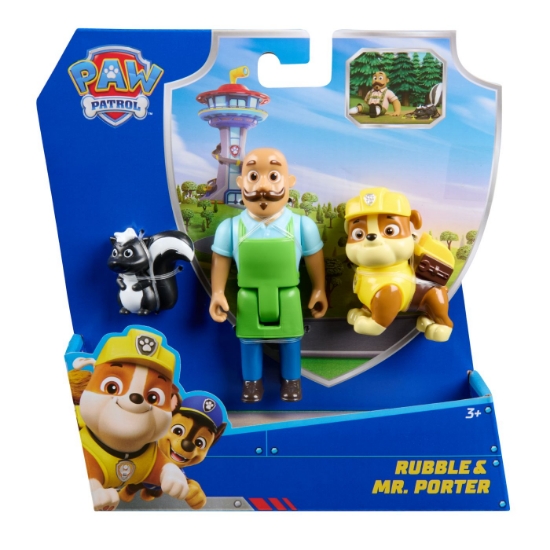 Imagine PATRULA CATELUSILOR SET 3 FIGURINE RUBBLE SI MR PORTER