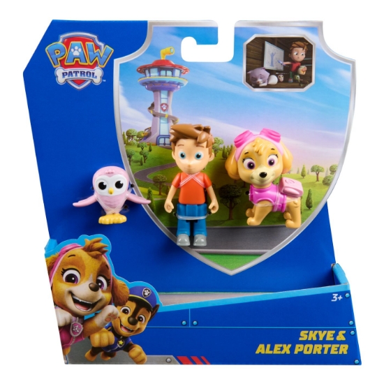 Imagine PATRULA CATELUSILOR SET 3 FIGURINE SKYE SI ALEX PORTER