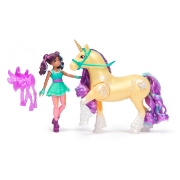 Imagine UNICORN ACADEMY SET PAPUSA AVA SI UNICORNUL LEAF PLANTA MAGICA