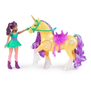 Imagine UNICORN ACADEMY SET PAPUSA AVA SI UNICORNUL LEAF PLANTA MAGICA