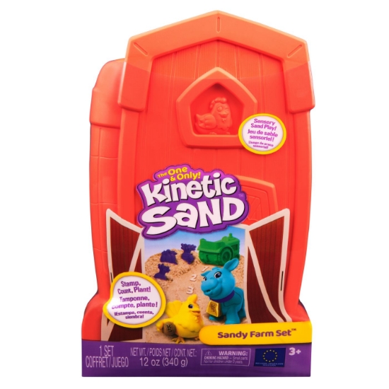 Imagine Kinetic Sand Set Ferma de animale 340g