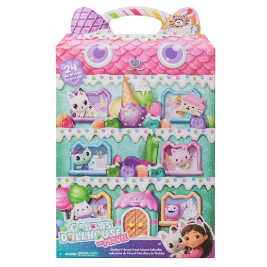 Imagine Gabby's Dollhouse filmul calendar de dulciuri Advent