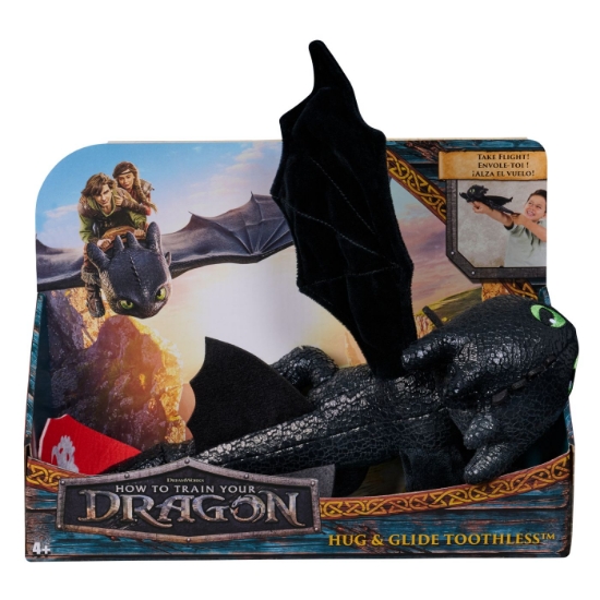 Imagine CUM SA ITI DRESEZI DRAGONUL HUG SI GLIDE FIGURINA DRAGON TOOTHLESS
