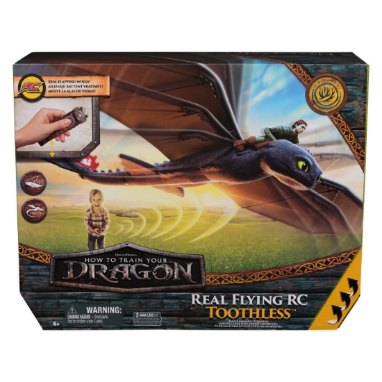 Imagine CUM SA ITI DRESEZI DRAGONUL FIGURINA DRAGON TOOTHLESS ZBURATOR CU TELECOMANDA