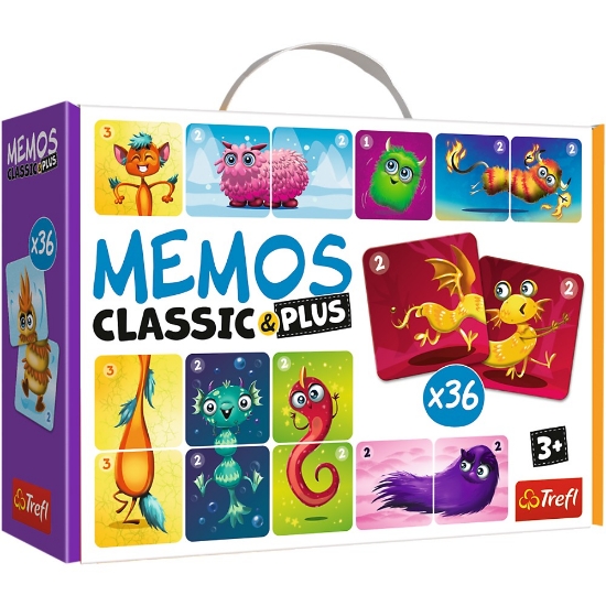 Imagine JOC MEMOS CLASSIC PLUS DRAGUTII MONSTRI