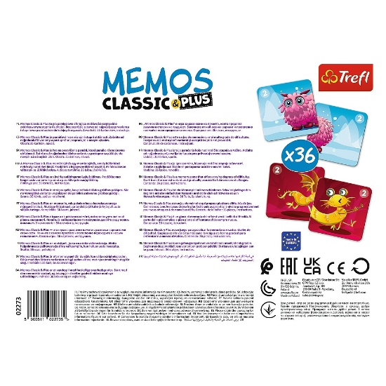 Imagine JOC MEMOS CLASSIC PLUS DRAGUTII MONSTRI