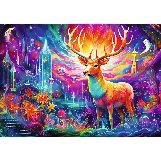 Imagine Puzzle Trefl 1000 Căprioara Mistică