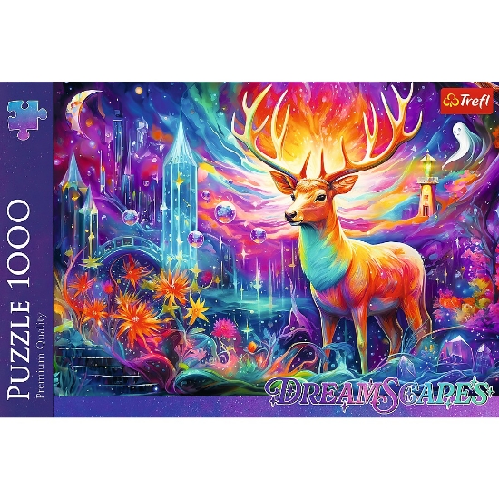 Imagine Puzzle Trefl 1000 Căprioara Mistică