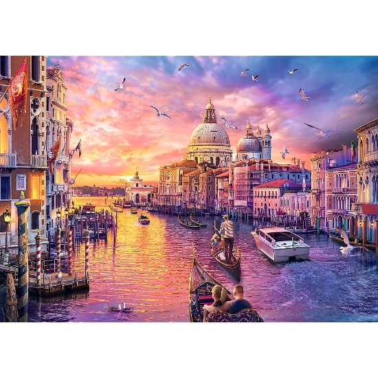 Imagine  Puzzle Trefl 1000 – Farmecele Veneției