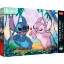 Imagine Puzzle Trefl 1000 Premium Plus Disney Lilo si Stitch Angel si Stitch la plimbare
