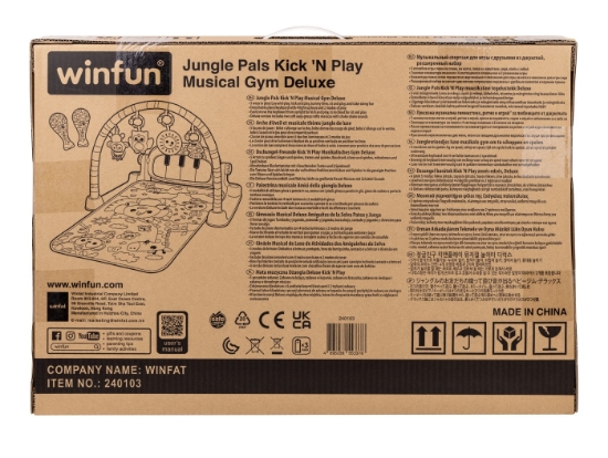 Imagine Centru muzical Winfun Deluxe – junglă veselă pentru bebeluși activi!