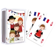 Imagine CARTI DE JOC ROYAL DIN PLASTIC EDUCATIVE 3IN1 INVATA DESPRE TARILE EUROPEI