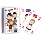 Imagine CARTI DE JOC ROYAL DIN PLASTIC EDUCATIVE 3IN1 INVATA DESPRE TARILE EUROPEI