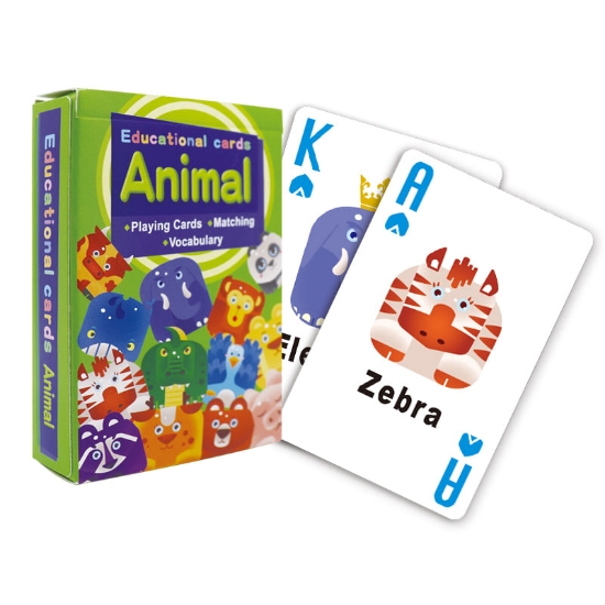 Imagine CARTI DE JOC ROYAL EDUCATIVE CU ANIMALE